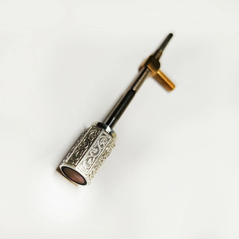 4/4 Cello Silver Button Screw Eyelet Top Quality Screw Bow Making Repair - Image 3 of 4