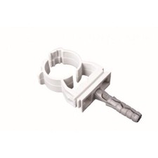 Fix Express Single Pipe Clamp with Screw Tube Clip Cables Holder Bracket