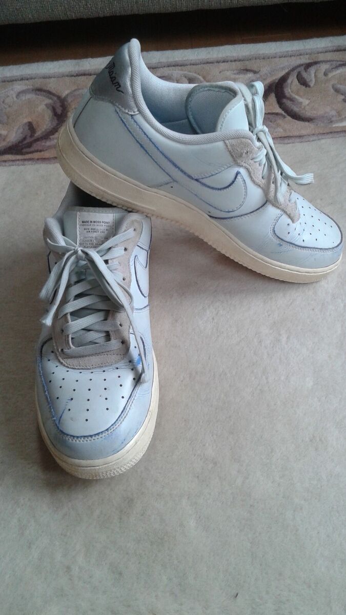 NIKE AIR FORCE 1 ''DEVIN BOOKER'' PE LOW SIZE 10.5 GREY NIKE AIR FORCE 1 ''DEVIN BOOKER'' PE LOW SIZE 10.5 GREY