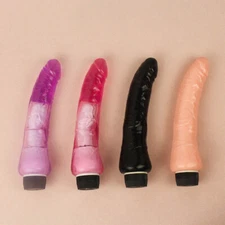 Realistic G-Spot Dildo Vibrator Clit Massager Anal Stimulator Sex Toys for Women