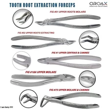 New Dental Extracting Forceps Oral Surgery Tooth Extractions Dental Instruments