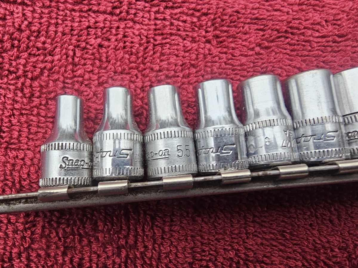 モモ⭐︎ひな Snap On 13 Pc 1/4” Dr Shallow Metric Sockets 4-15 mm | eBay