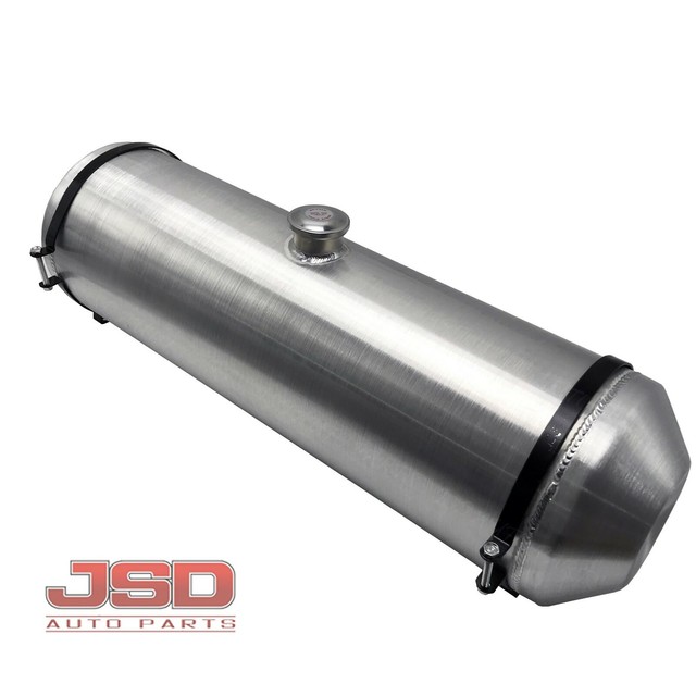 HiQ New 12 Gallons All Spun Aluminum Gas Fuel Tank 1/4" NPT Outlet