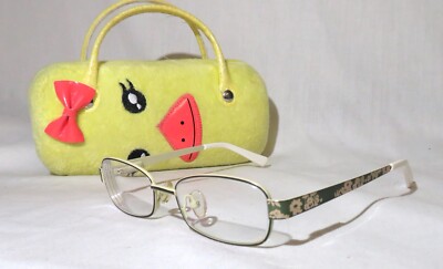 Youth Girls eyewear Eyeglass, unbranded, unmarked  junior frames w/case