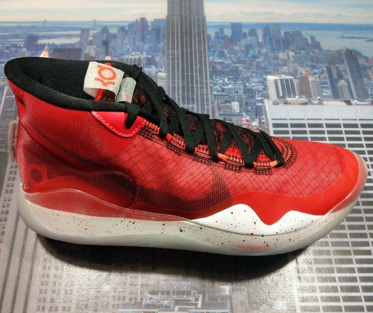 Nike Zoom Kevin Durant KD 12 University Red/Black-White Mens Size