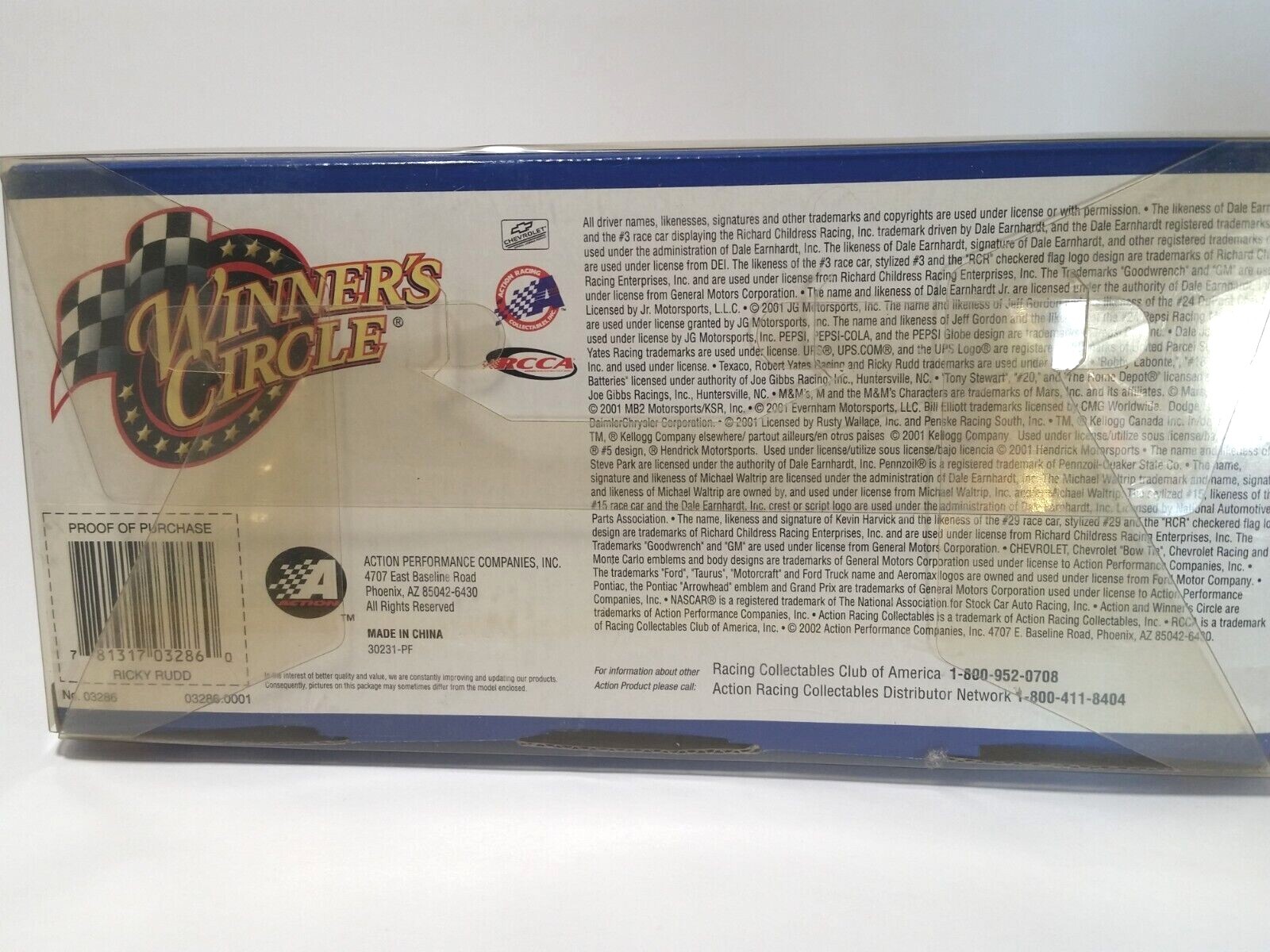 Ricky Rudd Muppets Ricky Rudd #28 2001 Havoline Gonzo The Muppet Show 1/24 WC Diecast Car ...