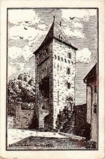 CPA AK Bacharach Der Munzturm GERMANY (1010385)