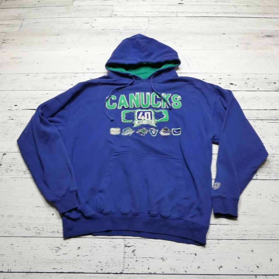 Vancouver Canucks Hoodie Size 2XL Old Time Hockey Loge Collection NHL Hockey - Image 2 of 4