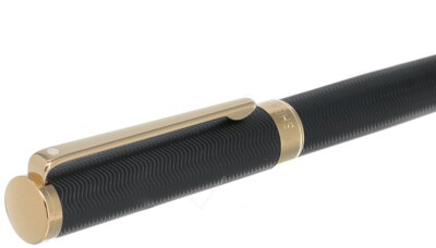 Sheaffer Intensity Kugelschreiber – Mattschwarz Graviert Mit Goldenen Akzenten