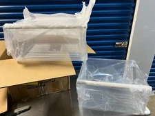 2 PACK UPGRADED 2188656 (Upper) Refrigerator Crisper Bin & 2188664 (Lower)