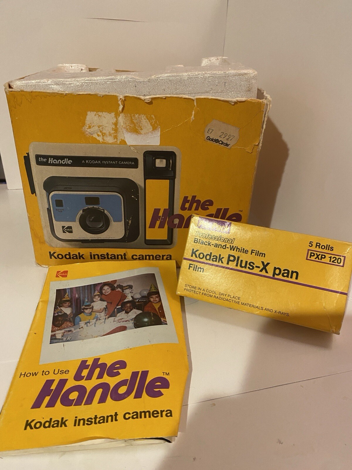 Kodak Instant Camera The Handle Vintage Polaroid Color Film Camera-image