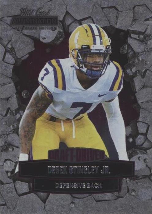 2021 Wild Card Alumination NIL Collegiate Edition Derek Stingley Jr. #ANDD-8 - 1 of 2