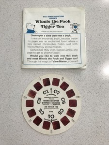 Vintage Winnie The Pooh View Master Reel 3 With Story Book