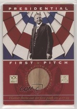 2002 Topps American Pie Presidential First Pitch Relics Herbert Hoover 7ov