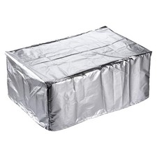 Universal Printer Dust Cover 27.6x17.7x11.8 Inch Oxford Fabric Antistatic Silver