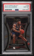 2019-20 Panini Select Premier Level Zion Williamson #199 PSA 10 GEM MT 1no2