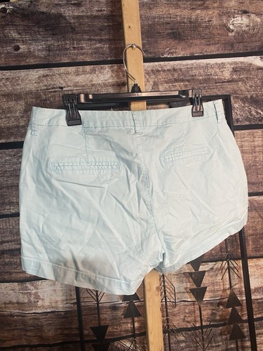 Old Navy Women's Aqua Chino Shorts Size 10 - Picture 2 of 3