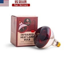 Infrared Heat Lamp Bulb 250W Safe Consistent Heating Poultry Livestock Pets New