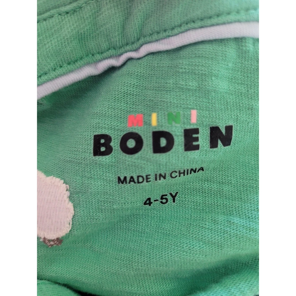 Mini Boden Pascua Polo Bordado Conejitos Pollitos Zanahorias 4-5Y #4 Foto 4 de 4