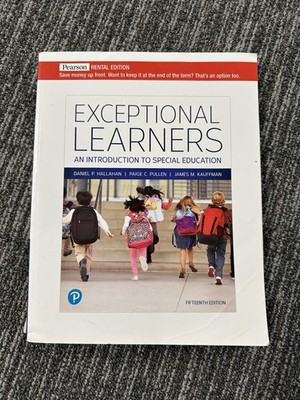 Exceptional Learners: An Introduction to Special Education