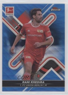 2021 Topps Finest Bundesliga Blue Wave Refractor 150/150 Rani Khedira #21 0sf1