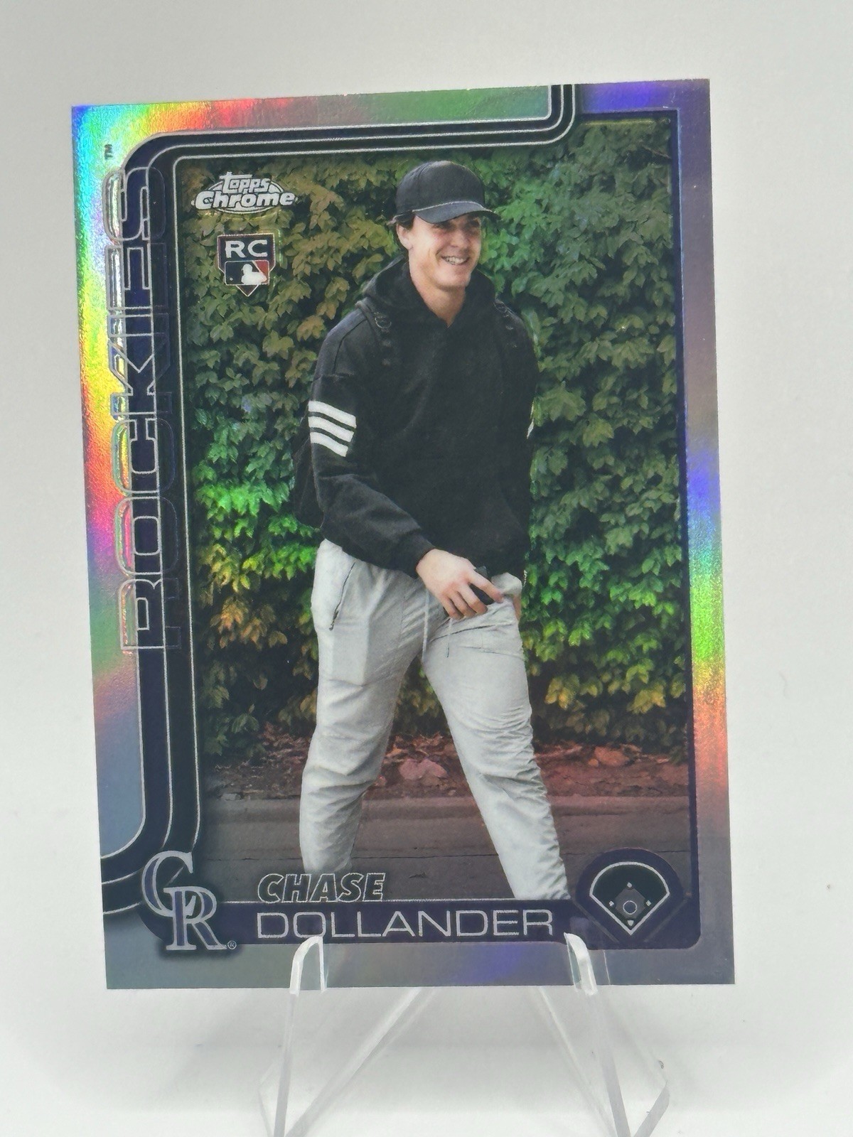 2025 Topps Chrome Update Chase Dollander * Image Variation * Refractor USC18 RC