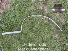 1978 Monte Carlo Lh Rear Quarter Panel Wheel Well Trim Used Oem 78 79 Driverside