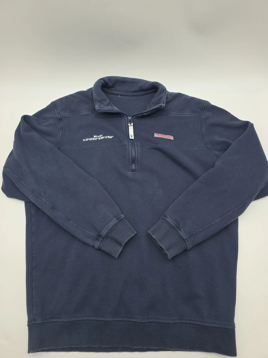 Sweat Vineyard Vines 1/4 Zip – Femme XS – Bleu, Mouton Martha's Vineyard