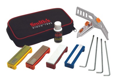 Smiths Sharpeners Diamond/Arkansas Stone Precision Sharpening System 50591