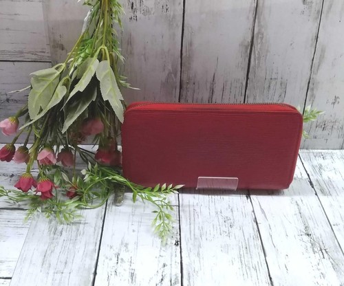 Louis Vuitton Epi Zippy Wallet Red M60304 Used
