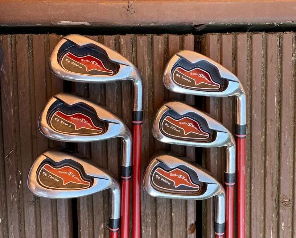 Turbo Power Big Balance Right Handed Graphite Shafted Part Iron Set. - Image 2 of 4