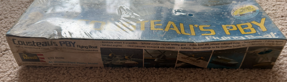REVELL 1/72 MAQUETTE Avion Cousteau's Catalina Pby "Flying Boat" ( 1977 ) Rare EUR 50,00