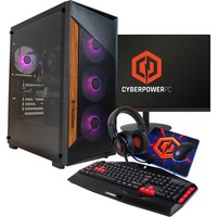 CyberPowerPC AMD Ryzen™ 5 Gaming PC 21.5 Inches Desktop 500GB 8 GB RAM Black