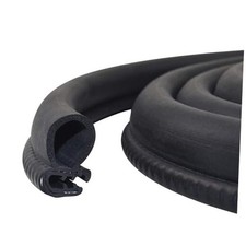 Automotive Door Weather Stripping Car Door Rubber Edge Trim Seal Strip 11Ft