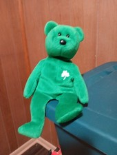 Ty Beanie Baby Erin The Bear 1997 Retired Plush Toy no hang tag