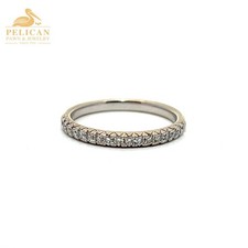 Women's Diamond Wedding Band .16 CTW 14K White Gold PPJ051947 