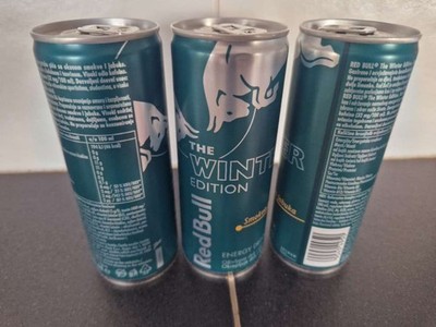 Red bull Winter Edition Export 250ml Dose Energy drink voll - BOSNIEN, full can