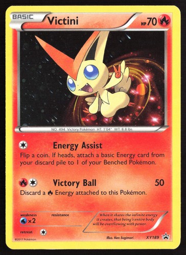 Pokemon Victini Holo XY Promos XY189 LP