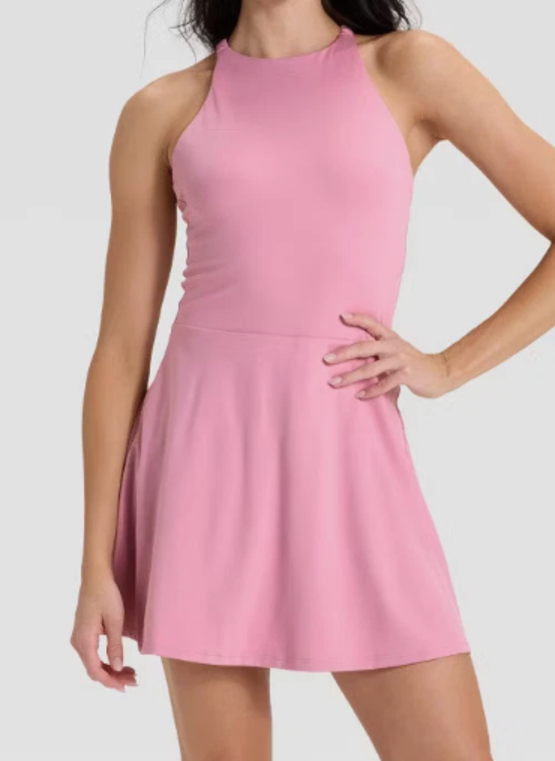 NEW All In Motion Women's Knit High Neck Halter Active Dress Size XXL