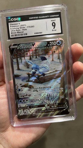 Glaceon V graded CGC 9 for sale on eBay