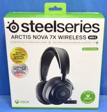 SteelSeries Arctis Nova 7X Gen 2 Wireless Over-The-Ear Gaming Headset  Black