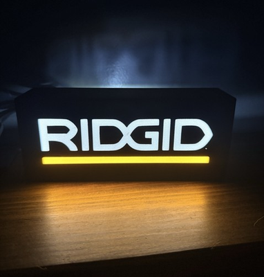 #ad #ad Ridgid Light Box with Adjustable Dimmer LED Light $18.99