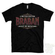 LIMITED EDITION BRABAN - ACCEPT NO IMITATIONS T-SHIRT name surname gift