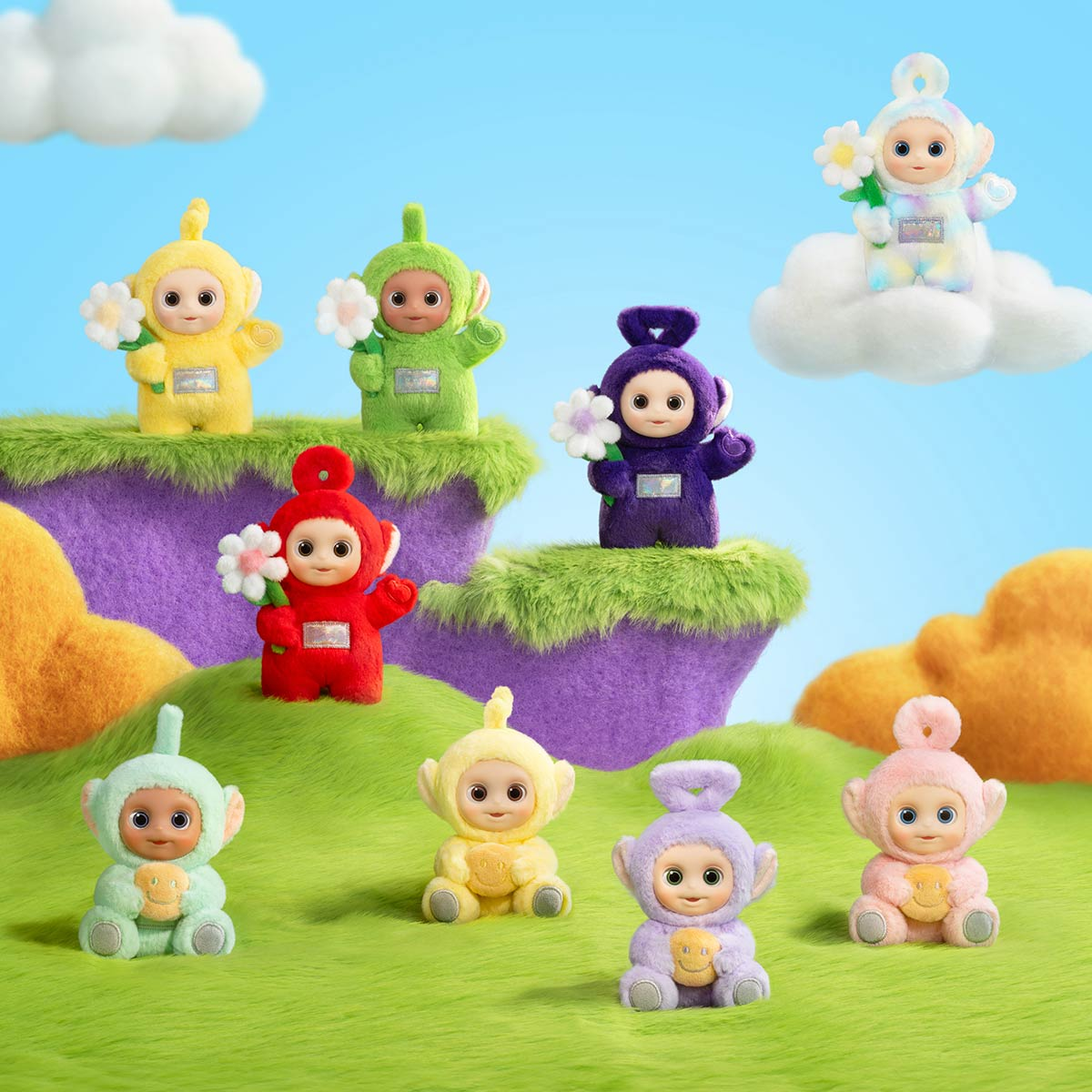 ぬいぐるみ Teletubbies Say Hello Plush Pendant Authentic Teletubbies Plush Doll Pendant Say Hello Blind box