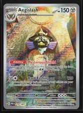 Aegislash 210/182 SV04: Paradox Rift Illustration Rare Pokemon Card on eBay