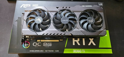 Asus GeForce RTX 3060 Ti TUF Gaming OC V2 8GB GDDR6 Graphics Card