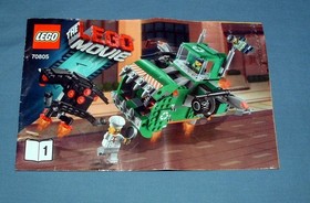 LEGO MOVIE: TRASH CHOMPER SET 70805 - LEGO - 2014 - USED
