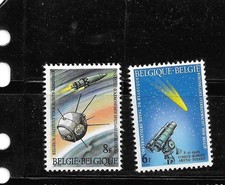 BELGIUM SC#669-70 1955 SCIENCES MNH XF OLD COMMEMORATIVE STAMP SET