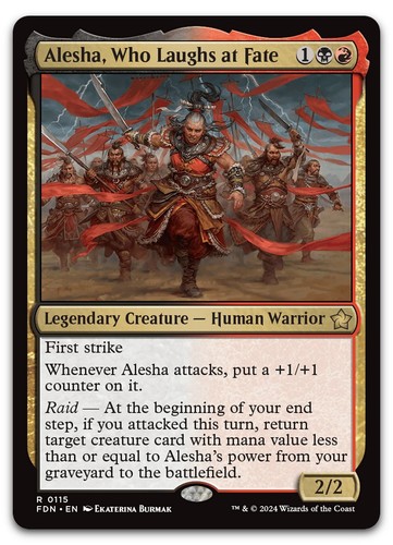 Alesha, Who Laughs at Fate - Foundations