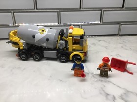 LEGO CITY: Cement Mixer 60018 Complete Set with minifigs